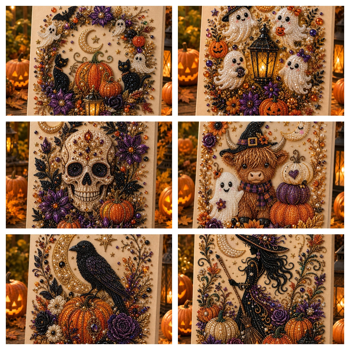 🔥 Last Day 49% OFF – 👻✨ Halloween Pearl Art DIY Kit – Turn Tiny Pearls into Spooky-Cute Magic (📦Buy 2 Free Shipping) Big Sale