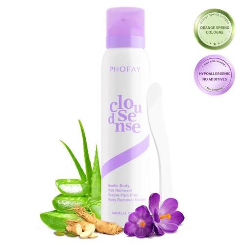 Bikini Pain-Free Hair Removal Cream for Sensitive Skin,Gentle Citrus Sensitive Skin Hair Removal Cream&Spray