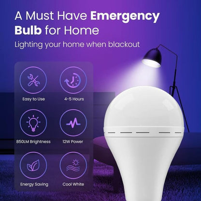Portable Rechargeable Emergency Led Light Bulbs Big Sale