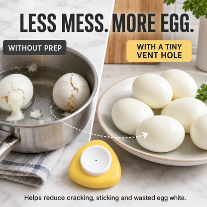 🔥Last Day of the Sale🔥 Buy 3 Get 2 Free—$4.59 Each—Egg Piercer Fewer Cracks Easier Peeling