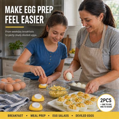 🔥Last Day of the Sale🔥 Buy 3 Get 2 Free—$4.59 Each—Egg Piercer Fewer Cracks Easier Peeling
