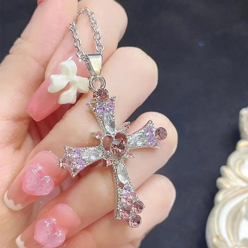 THE CELESTIAL AMETHYST HEART CROSS