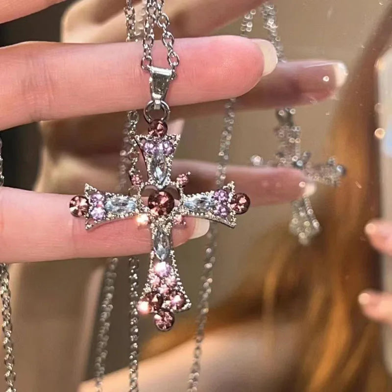 THE CELESTIAL AMETHYST HEART CROSS