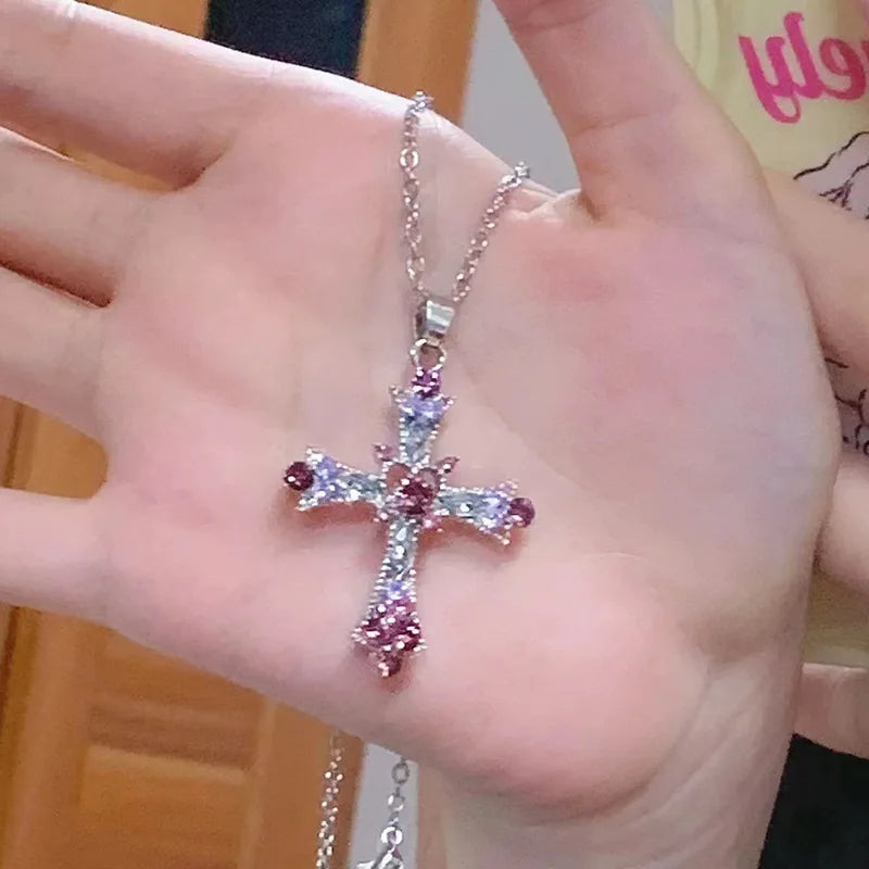 THE CELESTIAL AMETHYST HEART CROSS